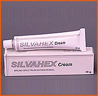 silver sulphadiazine + chlorhexidine gluconate cream